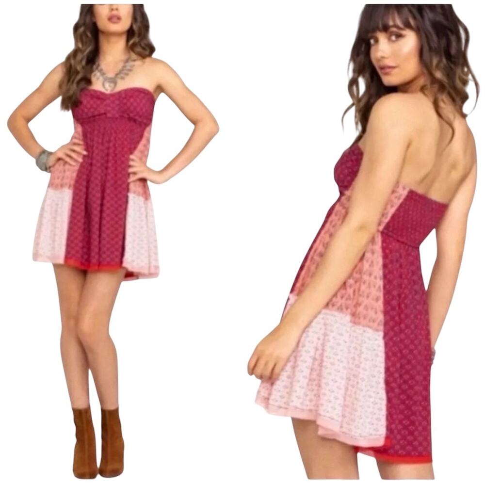 Free People Across the Sea Strapless Dress